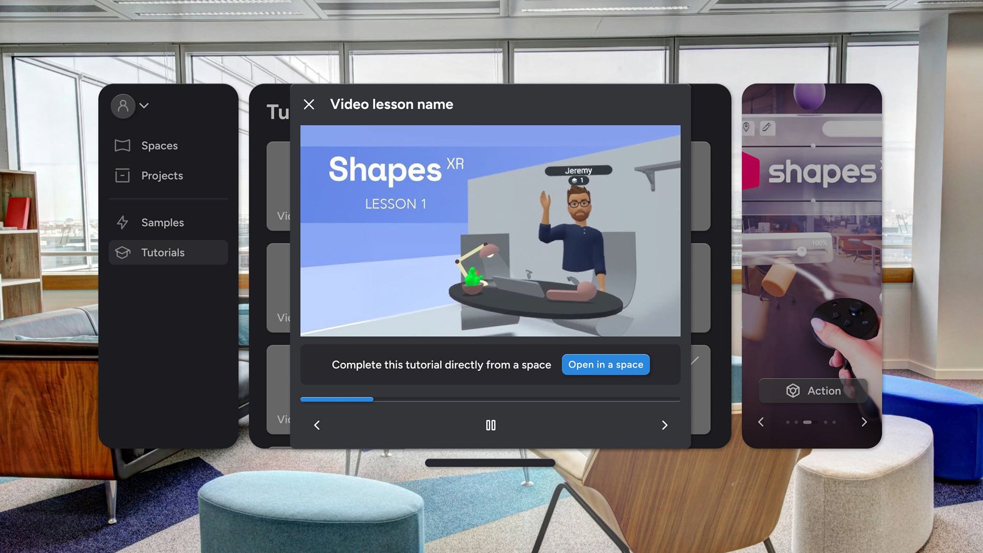 XR App Lobby illustration