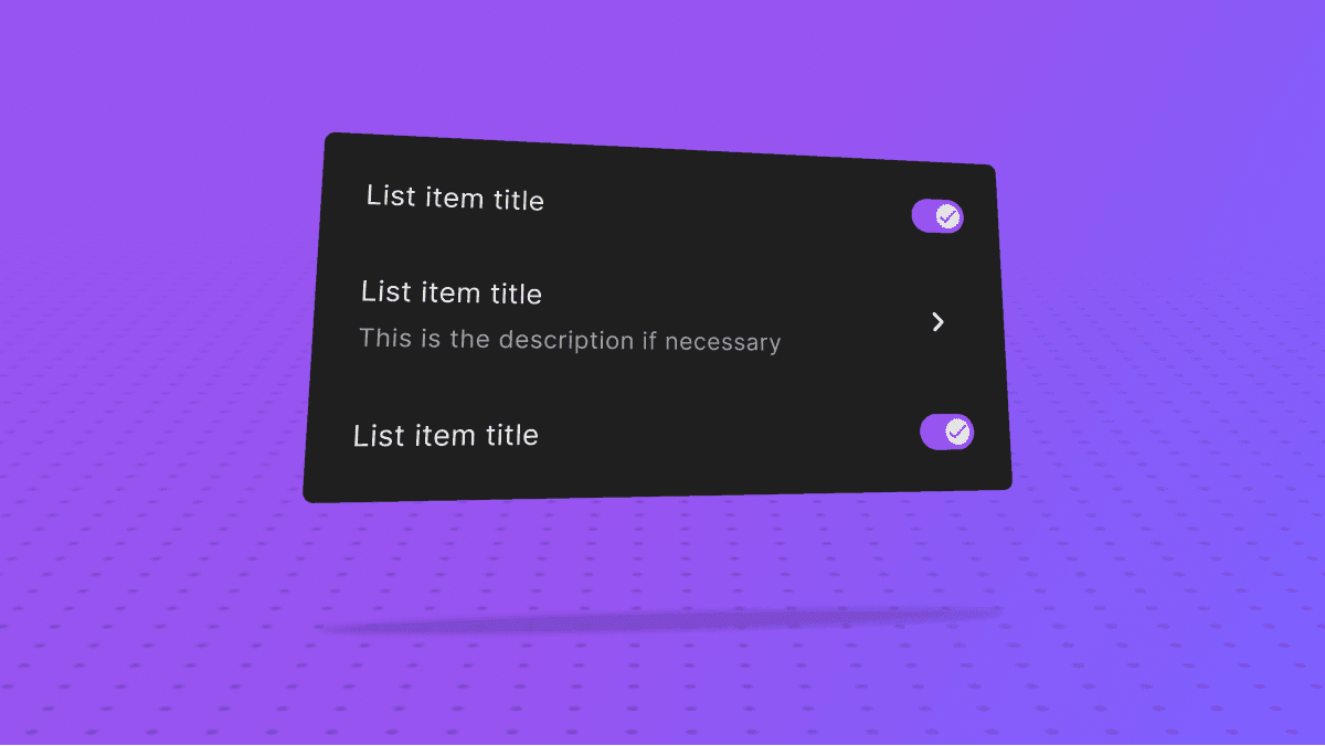 XR Design System for Figma and Unity illustration